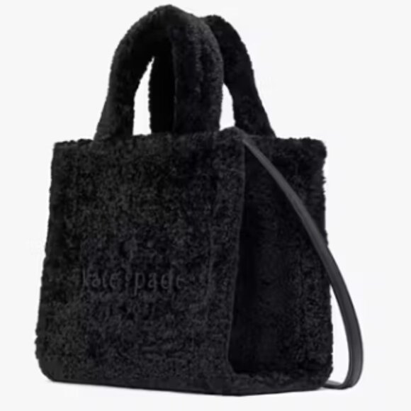 Kate Spade Ellie Faux Fur Small Tote NWT - Picture 2 of 4